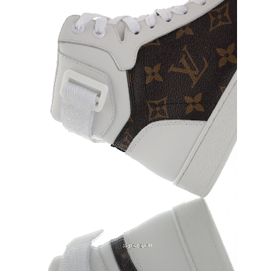 Louis Vuitton LV Rivoli Ankle High Boot "White Monogram" 1A87Q4-2 Sneakers
