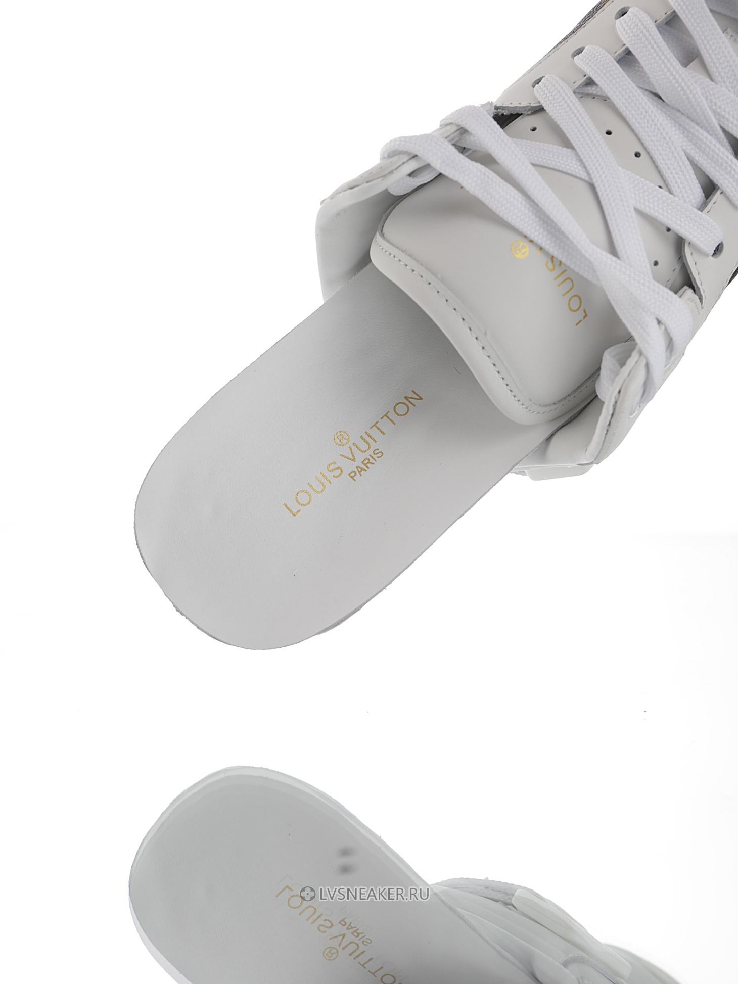 Louis Vuitton LV Rivoli Ankle High Boot "White Monogram" 1A87Q4-2 Sneakers