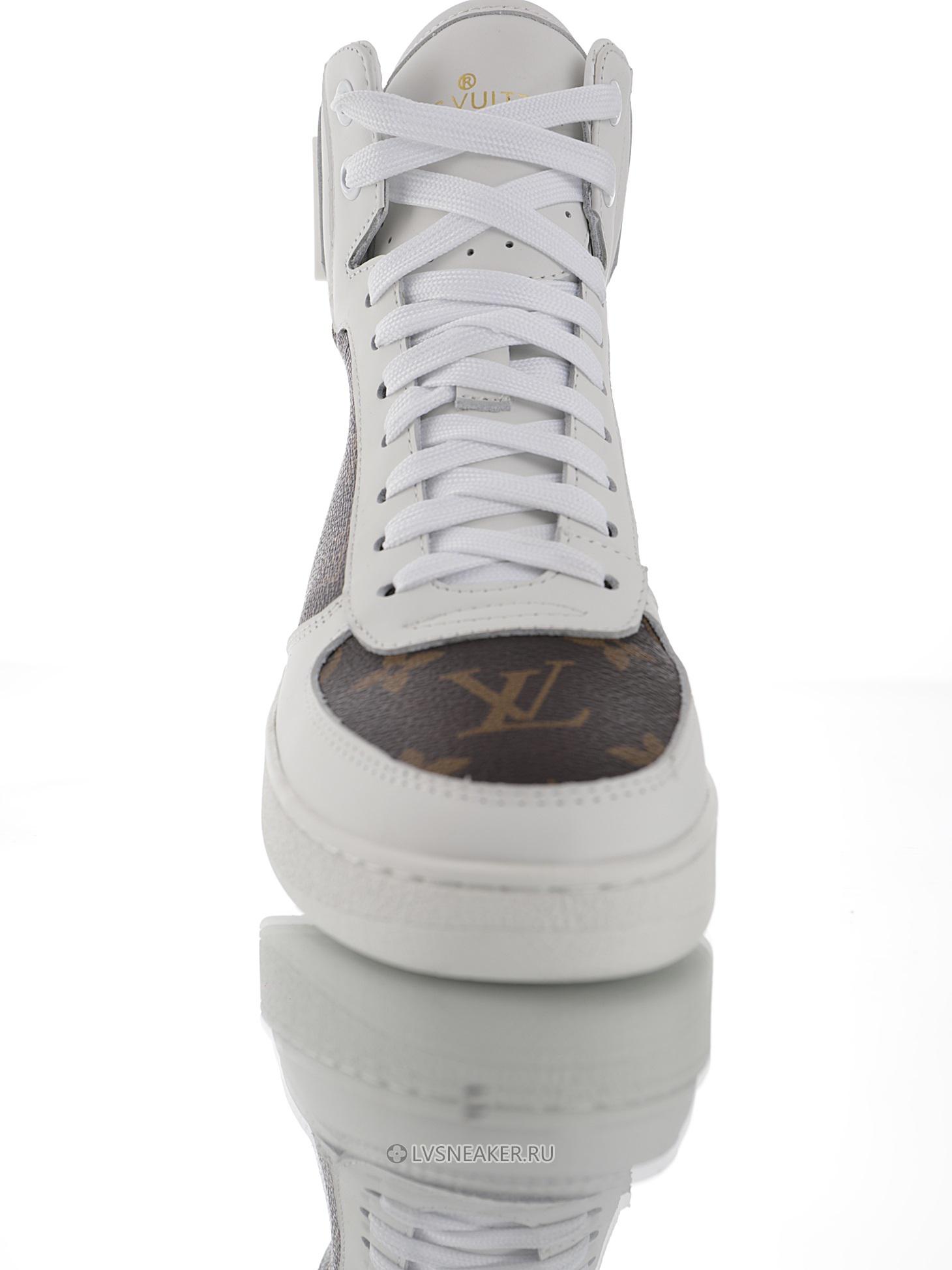 Louis Vuitton LV Rivoli Ankle High Boot "White Monogram" 1A87Q4-2 Sneakers