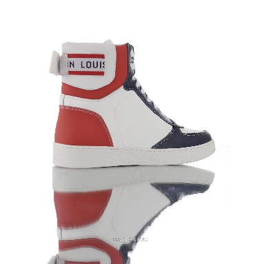 Louis Vuitton LV Rivoli Ankle High Boot "White Red Blue" 1A7S6-2 Sneakers