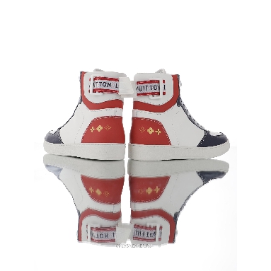 Louis Vuitton LV Rivoli Ankle High Boot "White Red Blue" 1A7S6-2 Sneakers