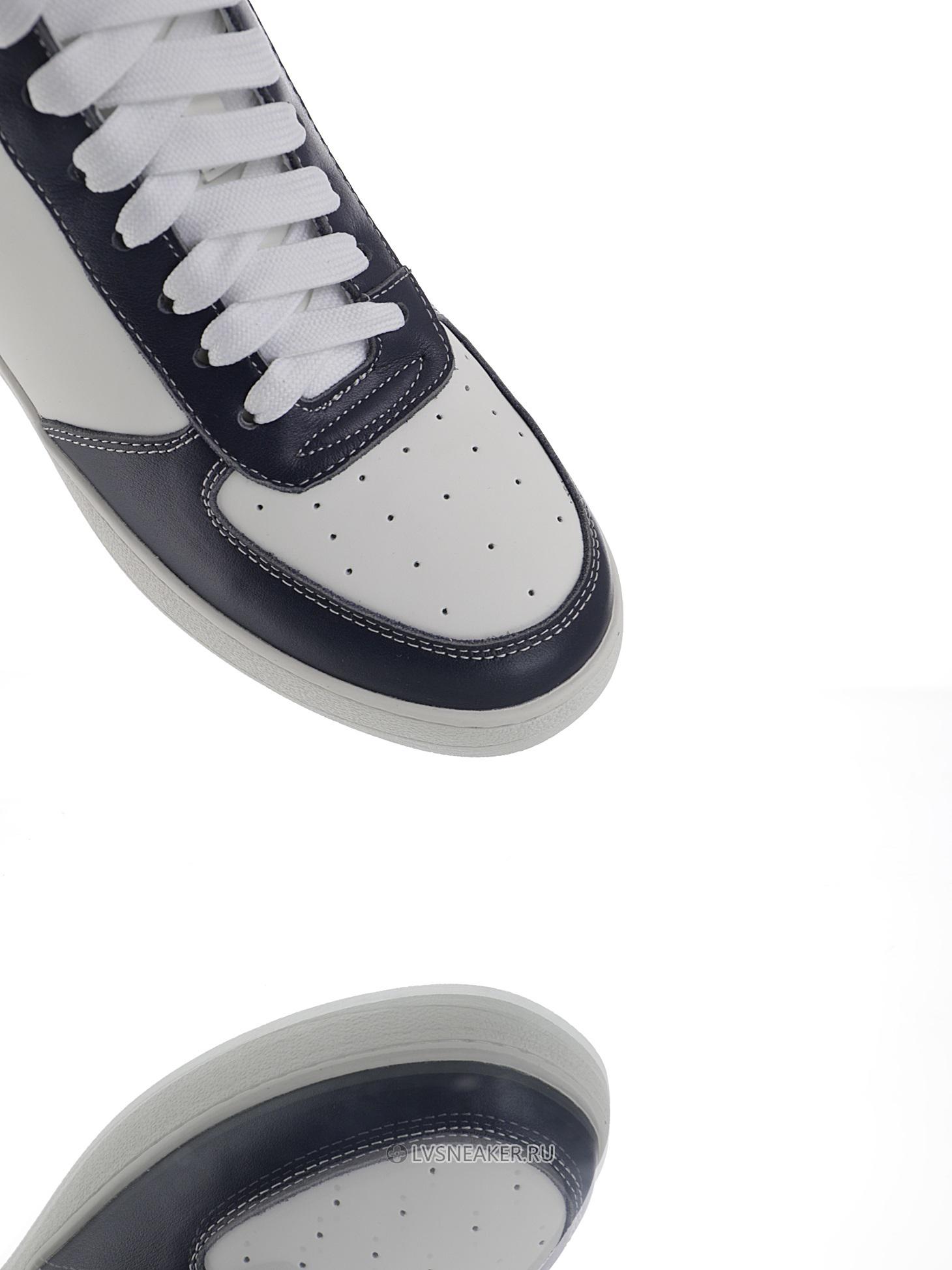 Louis Vuitton LV Rivoli Ankle High Boot "White Red Blue" 1A7S6-2 Sneakers