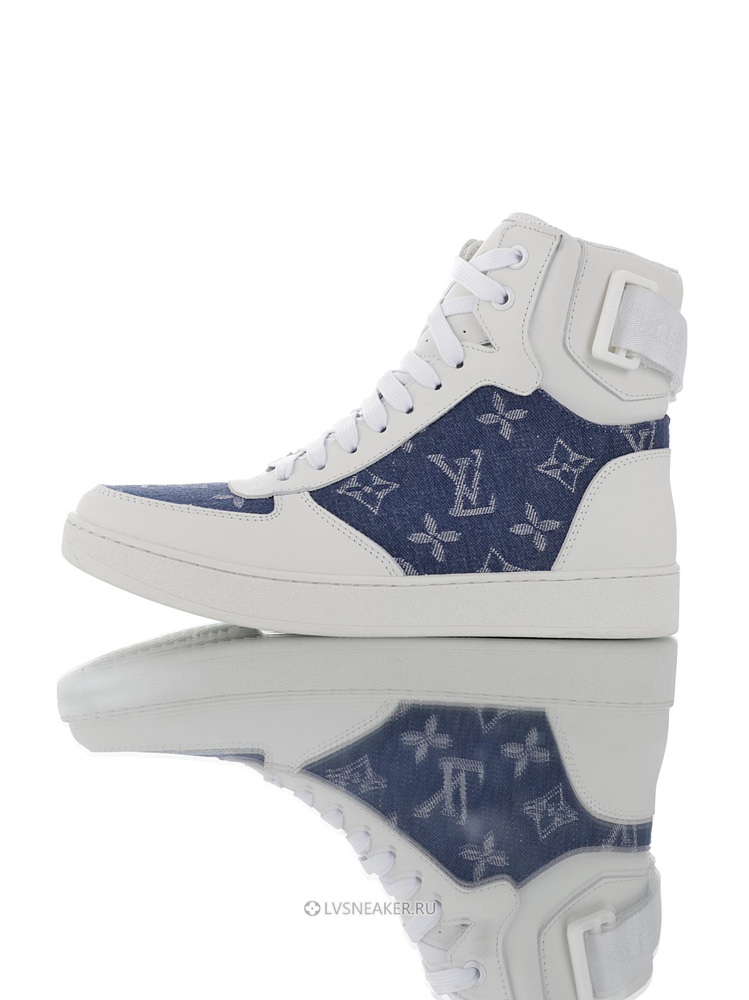Louis Vuitton LV Rivoli Ankle High Boot "Monogram Denim" 1A8E3C-2 Sneakers