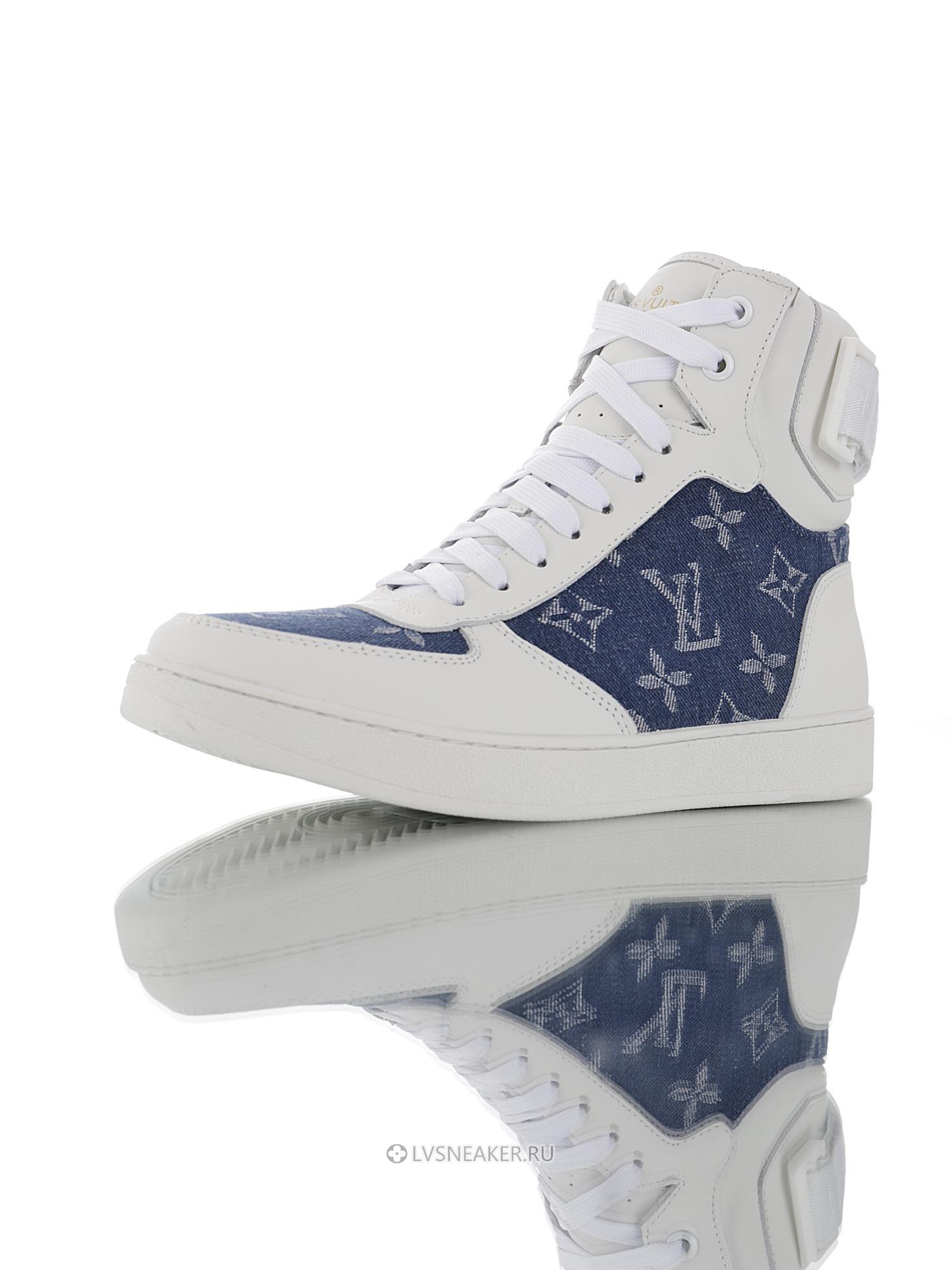 Louis Vuitton LV Rivoli Ankle High Boot "Monogram Denim" 1A8E3C-2 Sneakers