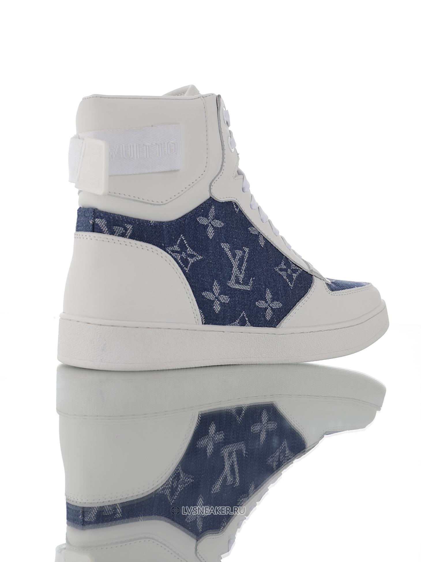 Louis Vuitton LV Rivoli Ankle High Boot "Monogram Denim" 1A8E3C-2 Sneakers