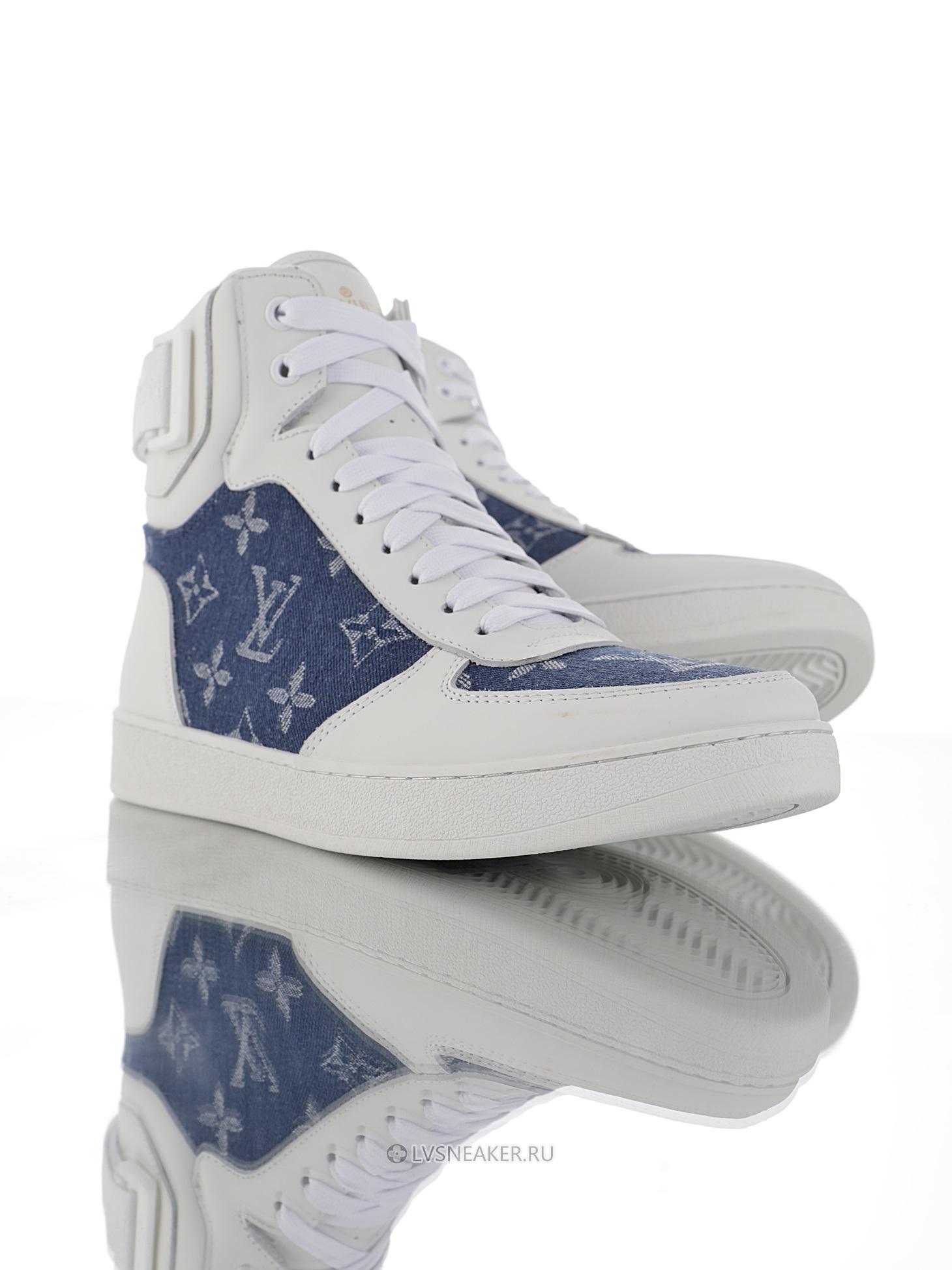 Louis Vuitton LV Rivoli Ankle High Boot "Monogram Denim" 1A8E3C-2 Sneakers