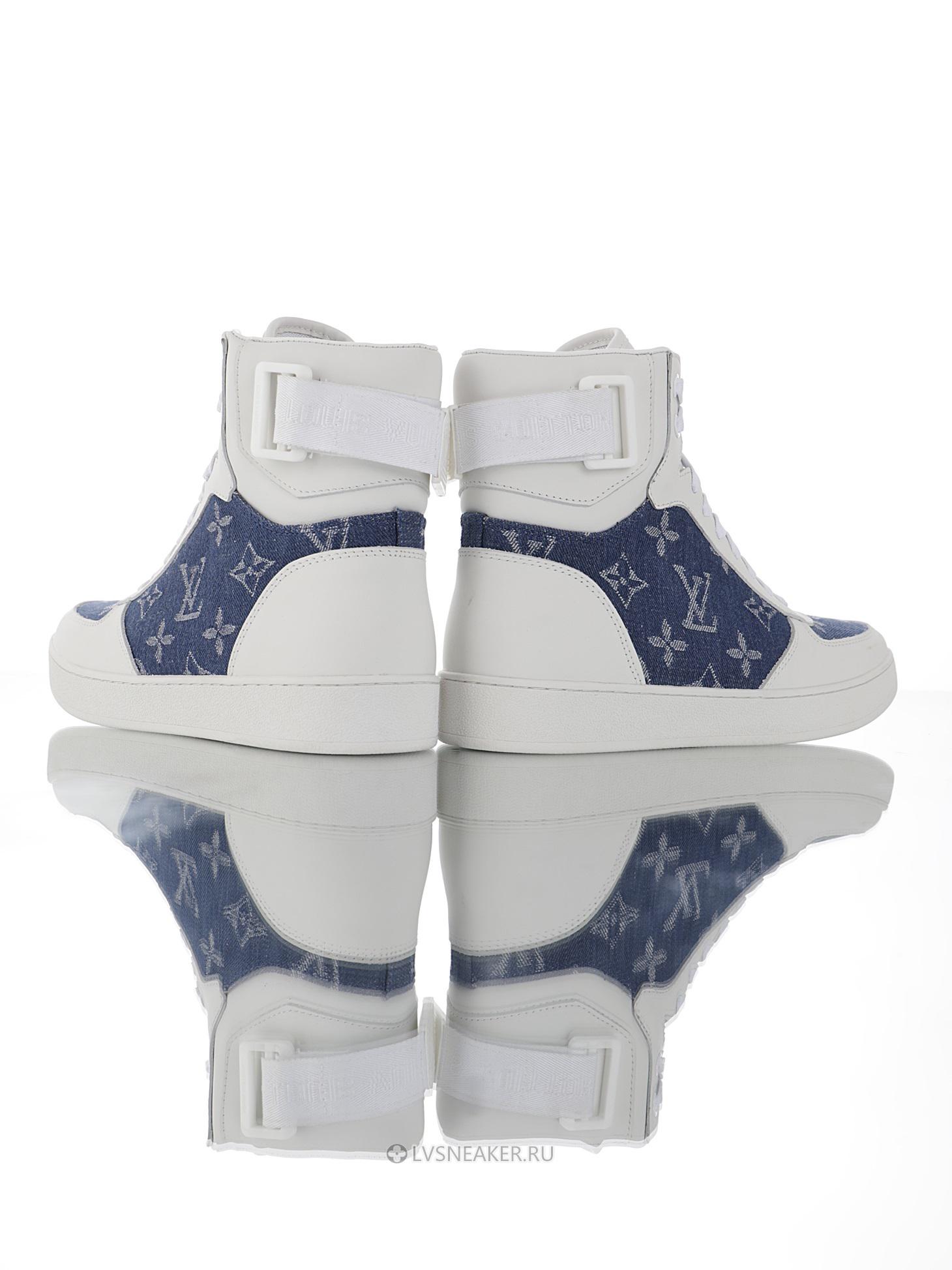 Louis Vuitton LV Rivoli Ankle High Boot "Monogram Denim" 1A8E3C-2 Sneakers