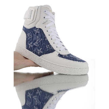 Louis Vuitton LV Rivoli Ankle High Boot "Monogram Denim" 1A8E3C-2 Sneakers