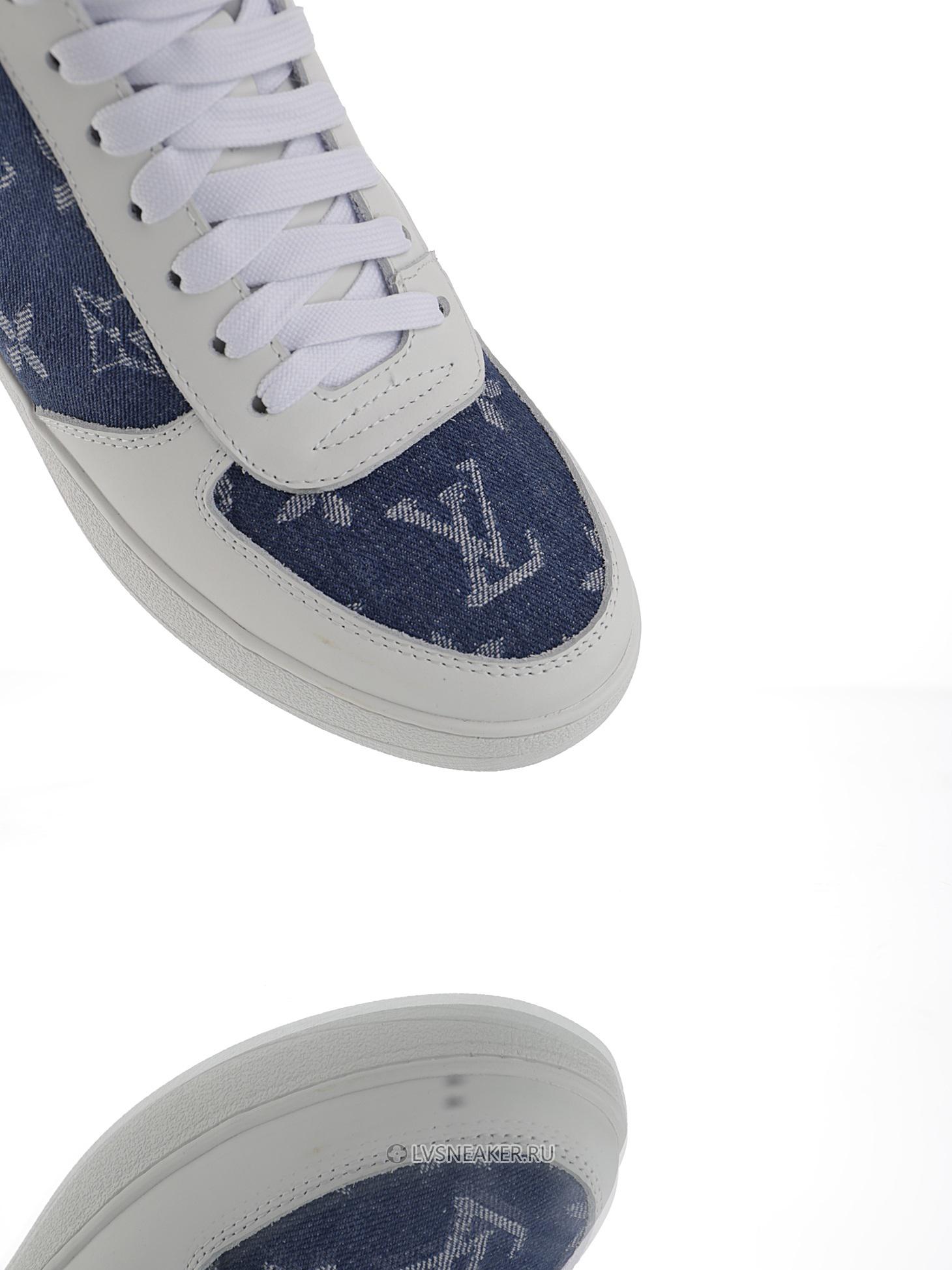 Louis Vuitton LV Rivoli Ankle High Boot "Monogram Denim" 1A8E3C-2 Sneakers