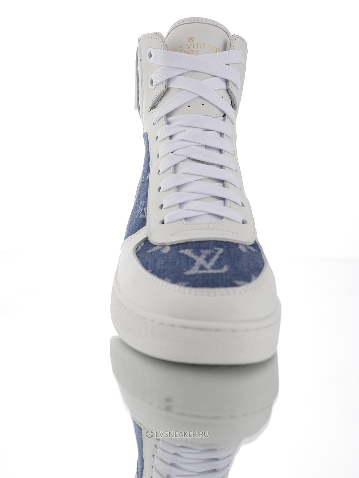 Louis Vuitton LV Rivoli Ankle High Boot "Monogram Denim" 1A8E3C-2 Sneakers