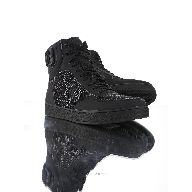 Louis Vuitton LV Rivoli Ankle High Boot "Black Monogram with Grey" 1A8V7U-2 Sneakers