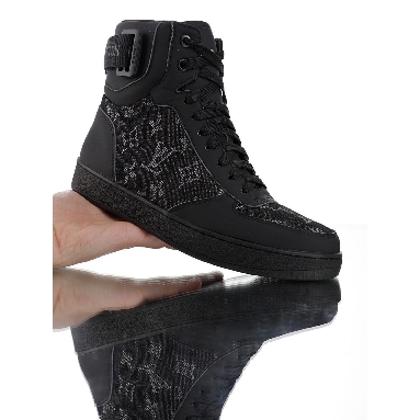 Louis Vuitton LV Rivoli Ankle High Boot "Black Monogram with Grey" 1A8V7U-2 Sneakers