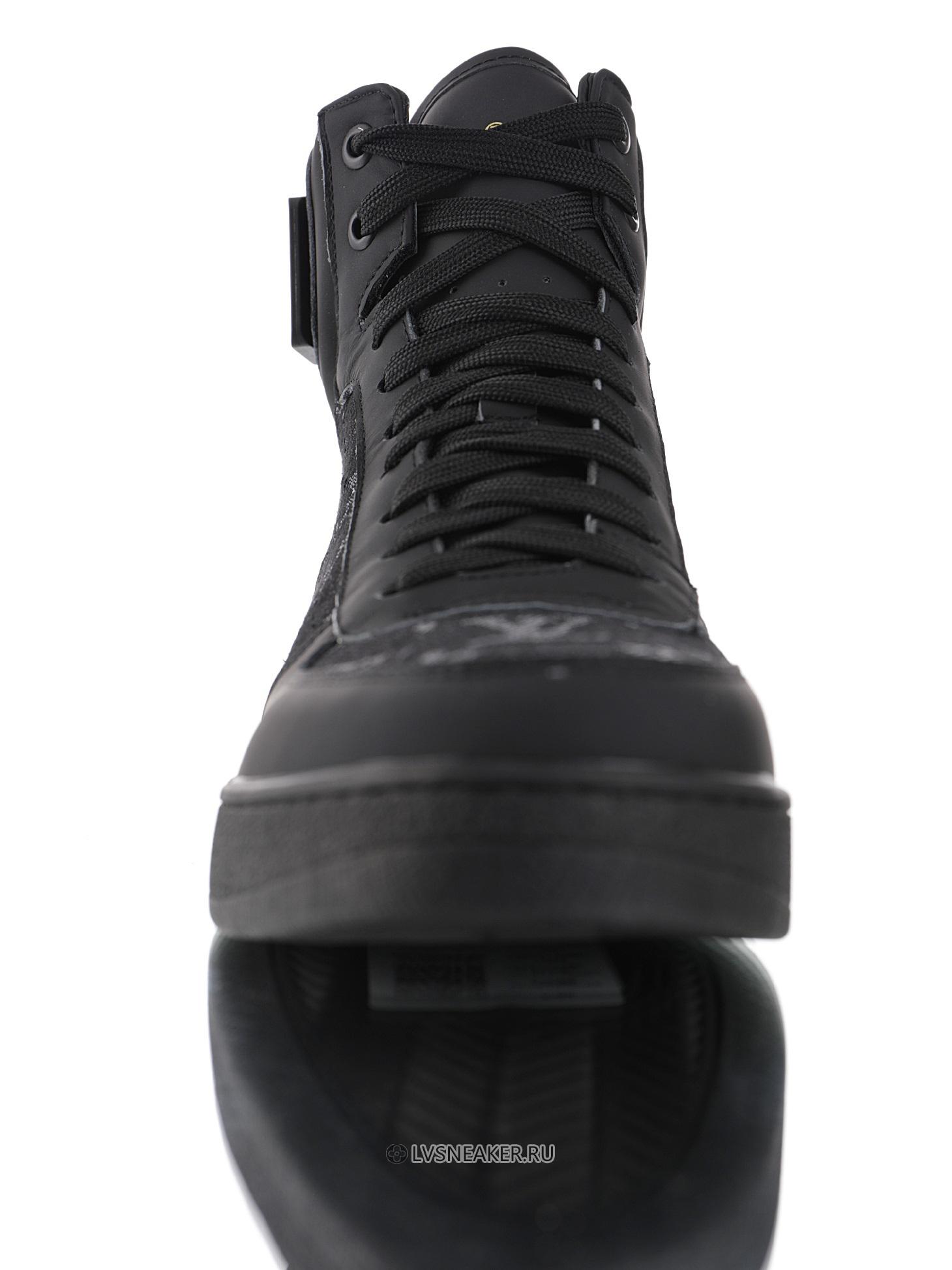 Louis Vuitton LV Rivoli Ankle High Boot "Black Monogram with Grey" 1A8V7U-2 Sneakers