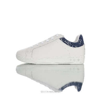 Louis Vuitton LV Luxembourg "White with Blue Denim Monogram Top" 1A45TA Sneakers