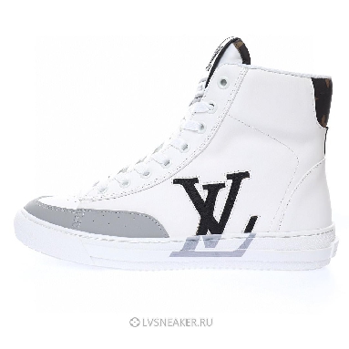 Louis Vuitton LV Charlie Ankle High Boot "White Black" 1A99AZ Sneakers