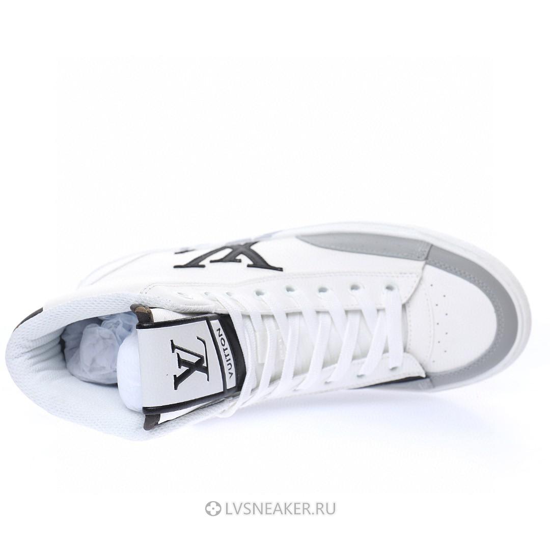 Louis Vuitton LV Charlie Ankle High Boot "White Black" 1A99AZ Sneakers