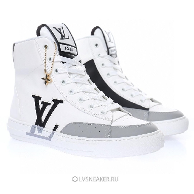 Louis Vuitton LV Charlie Ankle High Boot "White Black" 1A99AZ Sneakers
