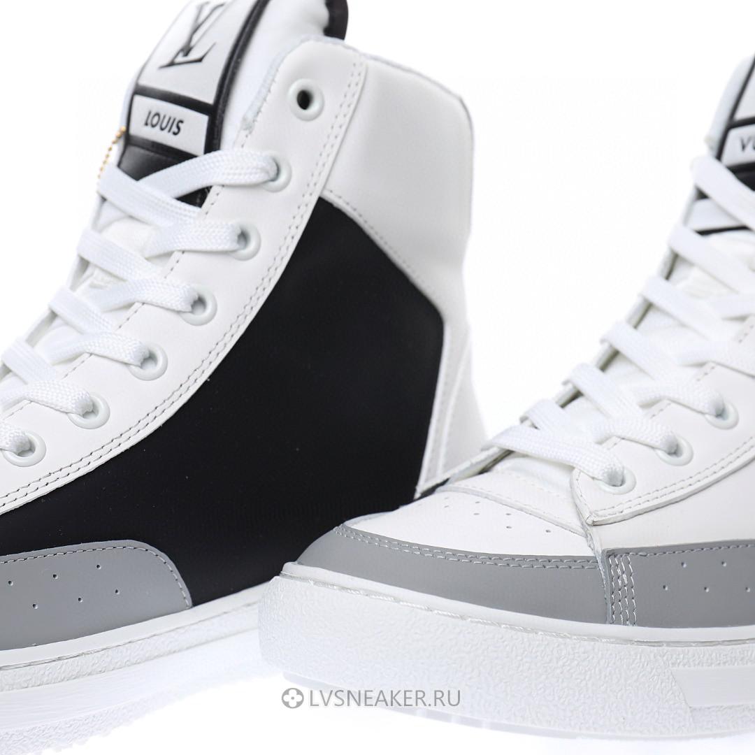 Louis Vuitton LV Charlie Ankle High Boot "White Black" 1A99AZ Sneakers