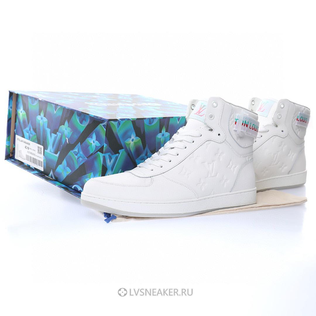 Louis Vuitton LV Rivoli Ankle High Boot "White Monogram" 1A8K2D Sneakers