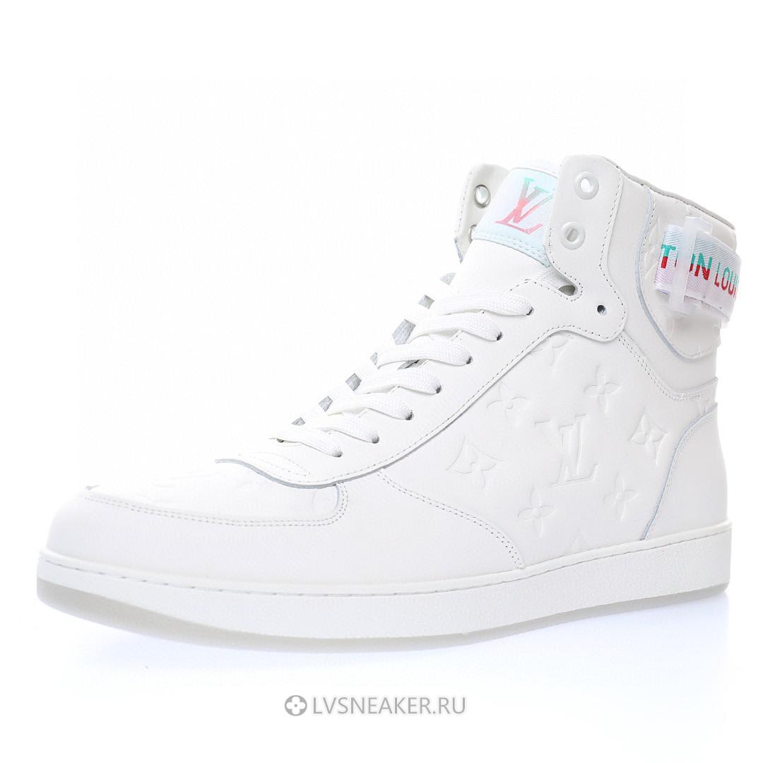 Louis Vuitton LV Rivoli Ankle High Boot "White Monogram" 1A8K2D Sneakers