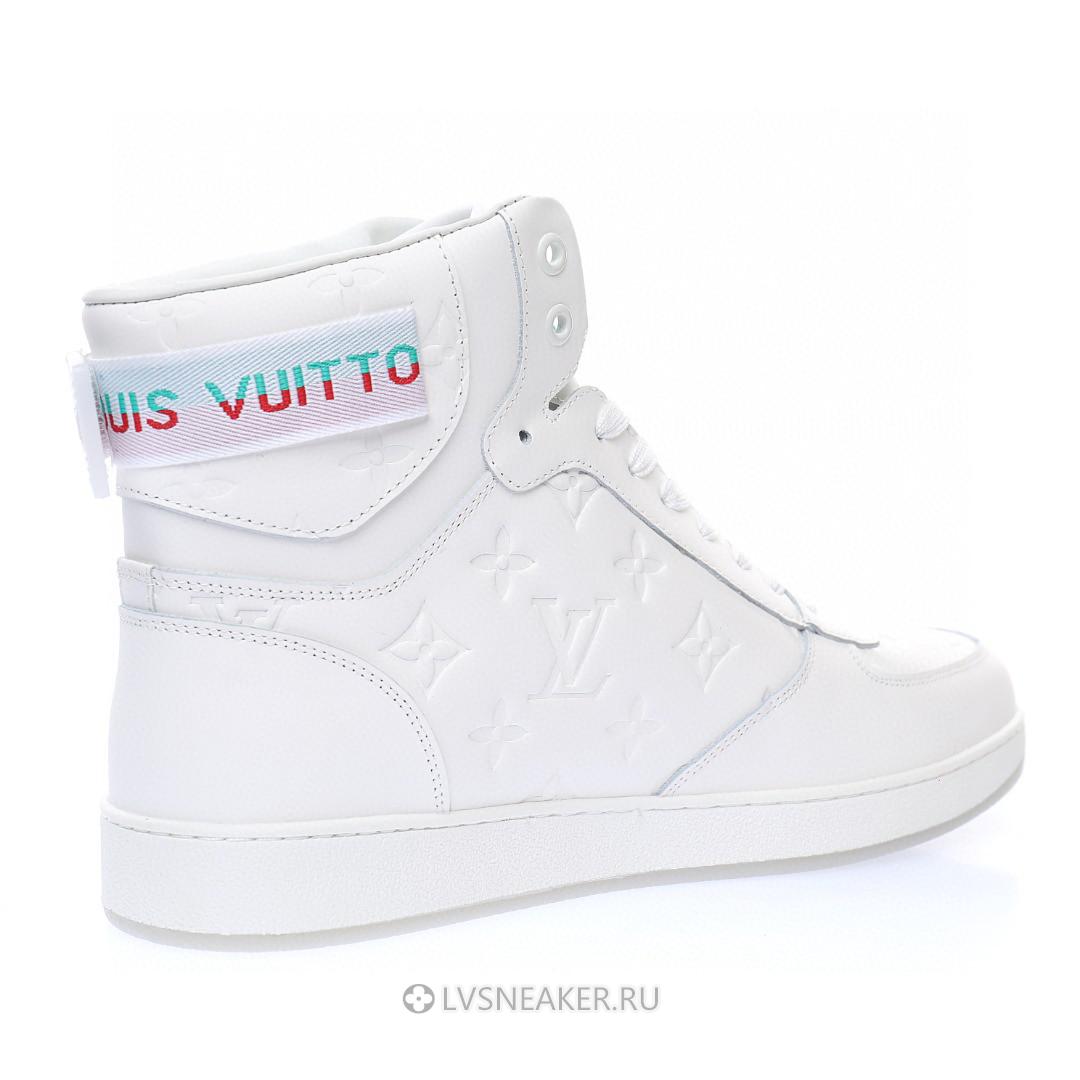 Louis Vuitton LV Rivoli Ankle High Boot "White Monogram" 1A8K2D Sneakers