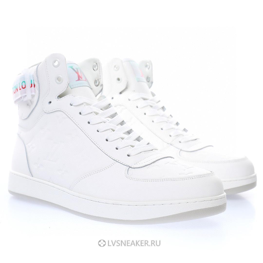 Louis Vuitton LV Rivoli Ankle High Boot "White Monogram" 1A8K2D Sneakers