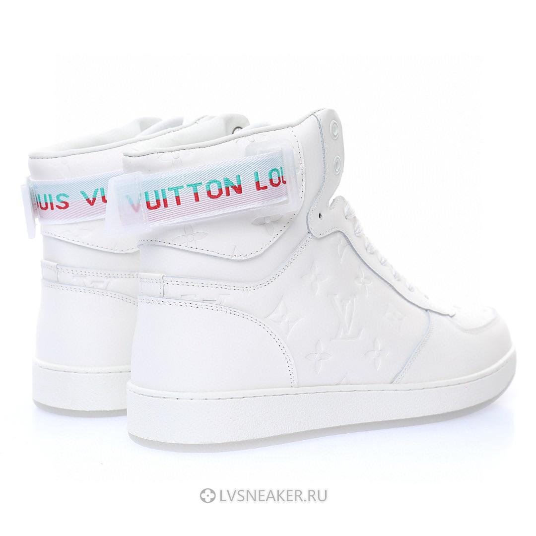 Louis Vuitton LV Rivoli Ankle High Boot "White Monogram" 1A8K2D Sneakers