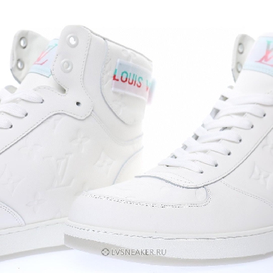 Louis Vuitton LV Rivoli Ankle High Boot "White Monogram" 1A8K2D Sneakers
