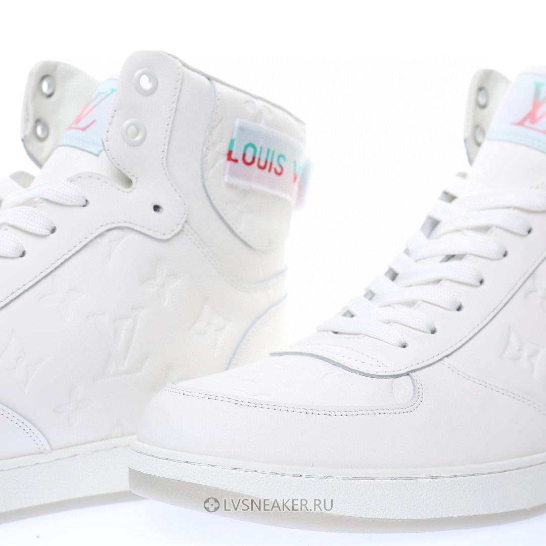 Louis Vuitton LV Rivoli Ankle High Boot "White Monogram" 1A8K2D Sneakers