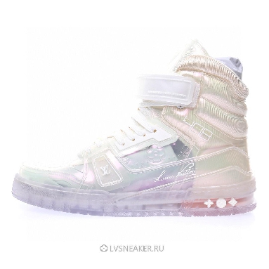 Louis Vuitton LV Trainer High Boot "Transparent White" 1A5YJ7 Sneakers