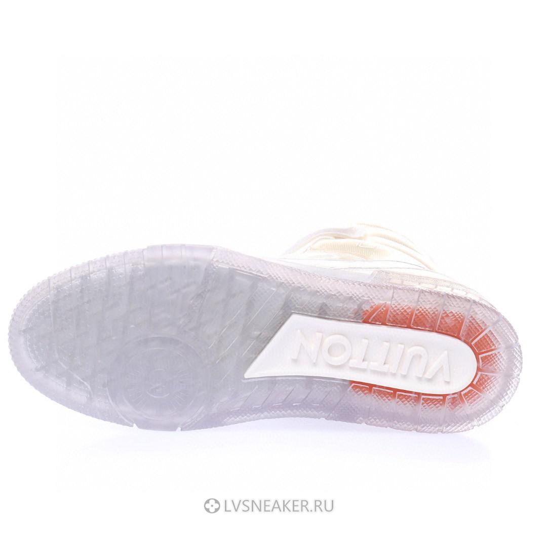 Louis Vuitton LV Trainer High Boot "Transparent White" 1A5YJ7 Sneakers