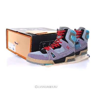 Louis Vuitton LV Ankle High Boot "Purple Red Blue" 1A7R0 Sneakers