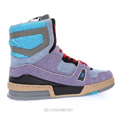 Louis Vuitton LV Ankle High Boot "Purple Red Blue" 1A7R0 Sneakers