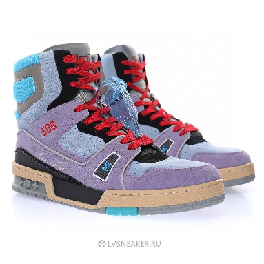 Louis Vuitton LV Ankle High Boot "Purple Red Blue" 1A7R0 Sneakers