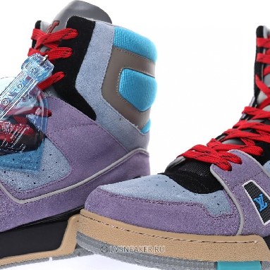 Louis Vuitton LV Ankle High Boot "Purple Red Blue" 1A7R0 Sneakers