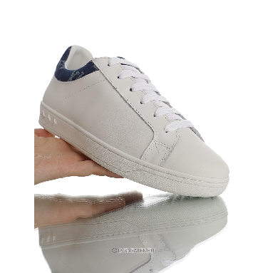 Louis Vuitton LV Luxembourg "White with Blue Denim Monogram Top" 1A45TA Sneakers