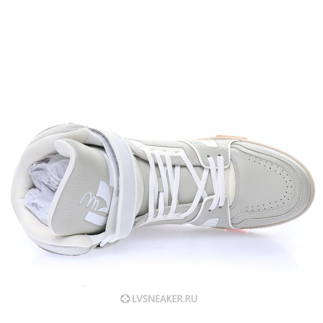 Louis Vuitton LV 408 Trainer High Boot "Grey White" 1A5A0N Sneakers