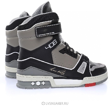 Louis Vuitton LV 408 Trainer High Boot "Black Grey" 1A54IS Sneakers