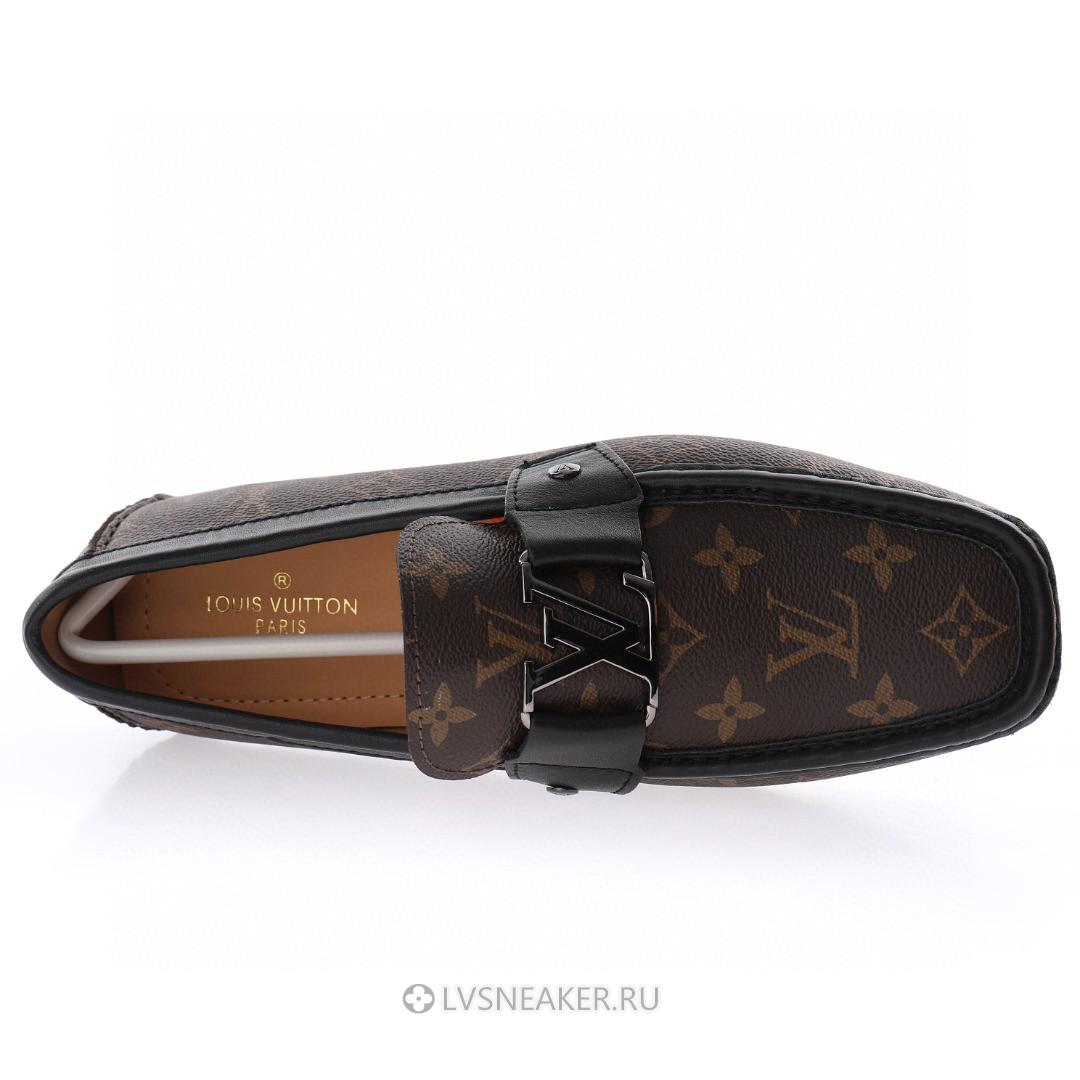 Louis Vuitton LV Loafers "Brown Monogram with Black" 1ABF7Z-2