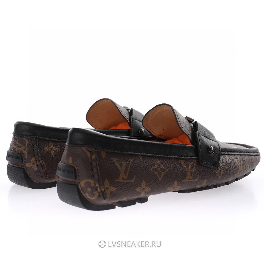Louis Vuitton LV Loafers "Brown Monogram with Black" 1ABF7Z-2