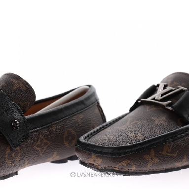 Louis Vuitton LV Loafers "Brown Monogram with Black" 1ABF7Z-2