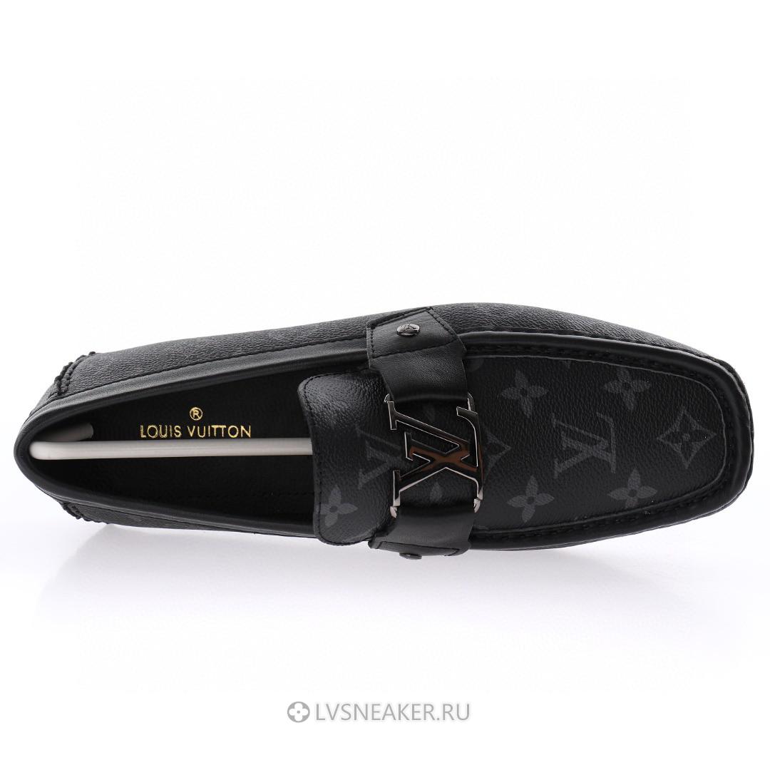 Louis Vuitton LV Hockenheim Loafers "Black Grey" 1A4OIF-2