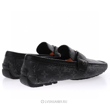 Louis Vuitton LV Hockenheim Loafers "Black Grey" 1A4OIF-2