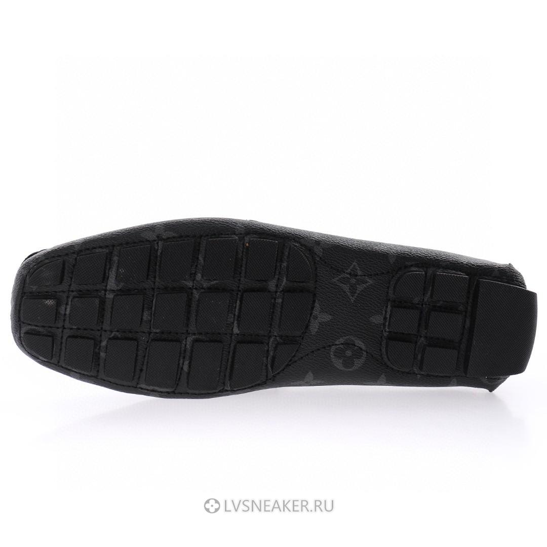 Louis Vuitton LV Hockenheim Loafers "Black Grey" 1A4OIF-2