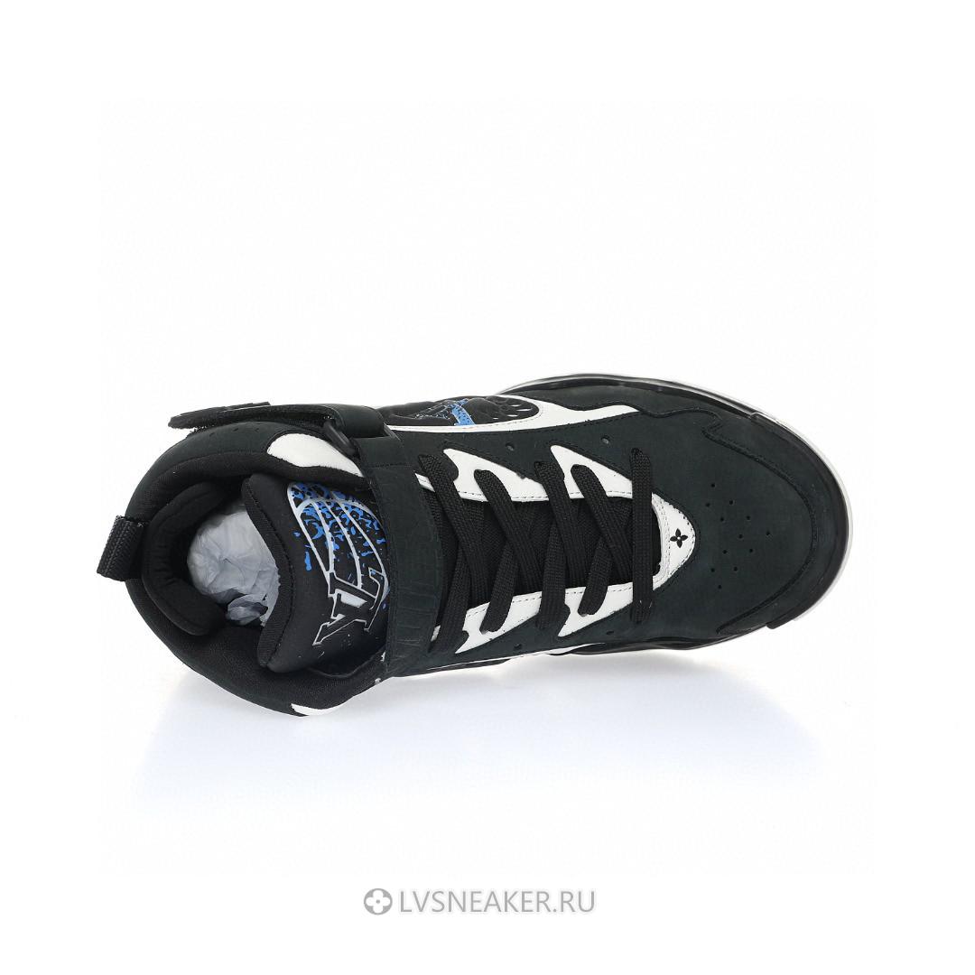 Louis Vuitton LV Trainer 2 "Black Blue" 1AAHC4 Sneakers