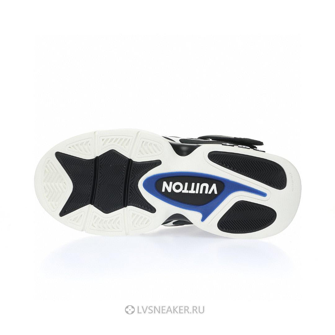 Louis Vuitton LV Trainer 2 "Black Blue" 1AAHC4 Sneakers
