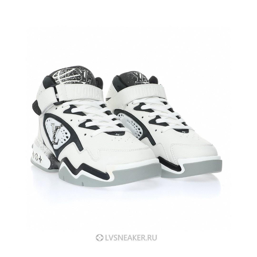 Louis Vuitton LV Trainer 2 "White Black Grey" 1AAH95 Sneakers