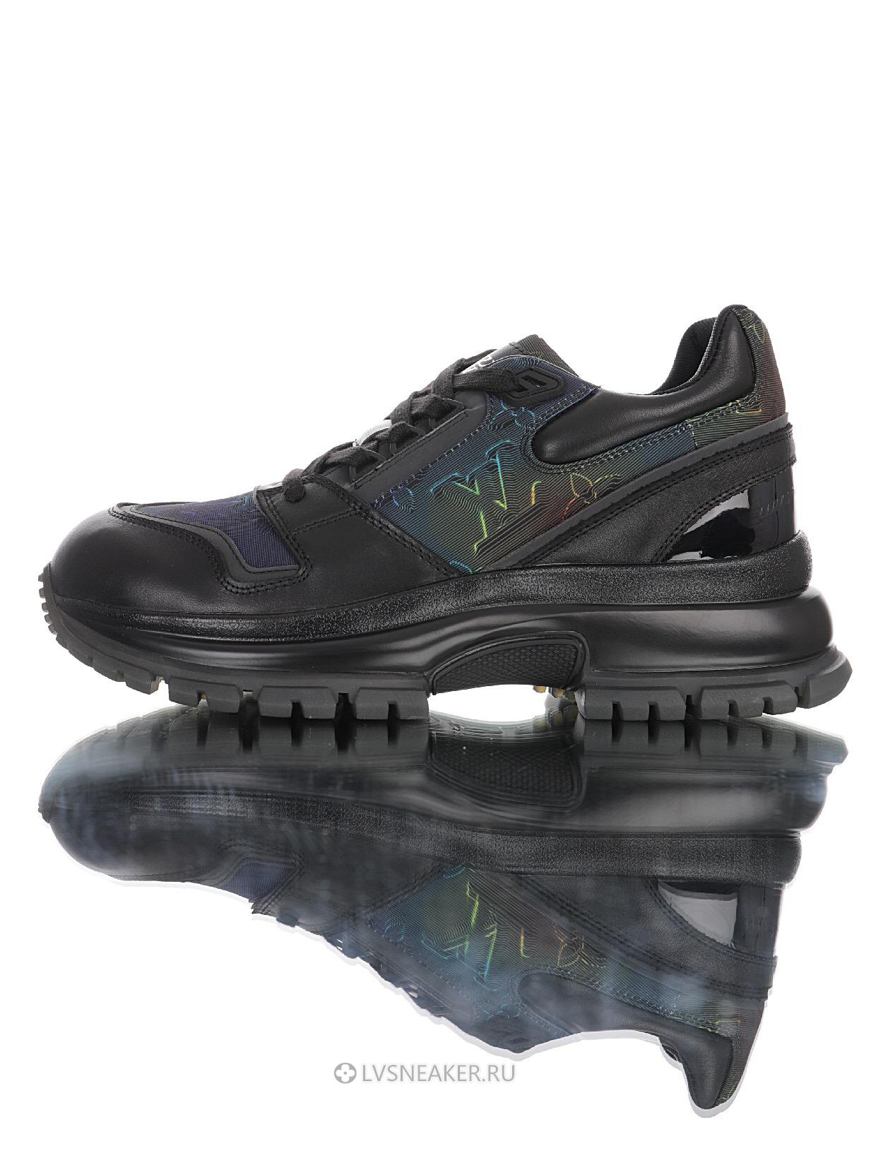 Louis Vuitton LV 2054 Trail "Black Iridescent" 1A7QQZ Sneakers