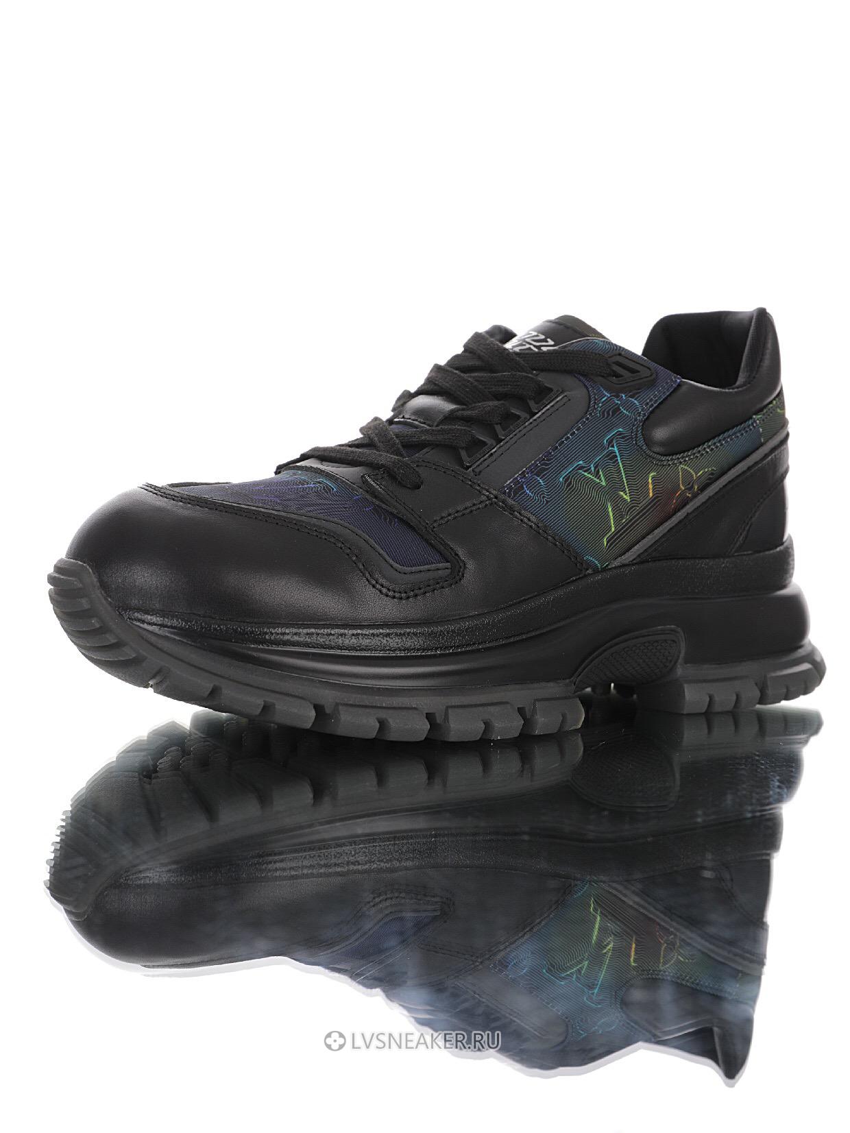 Louis Vuitton LV 2054 Trail "Black Iridescent" 1A7QQZ Sneakers