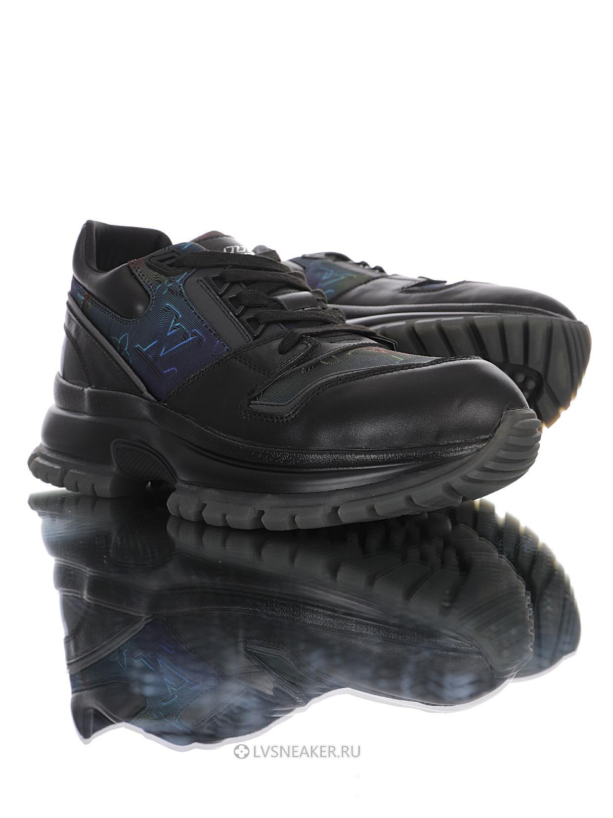 Louis Vuitton LV 2054 Trail "Black Iridescent" 1A7QQZ Sneakers